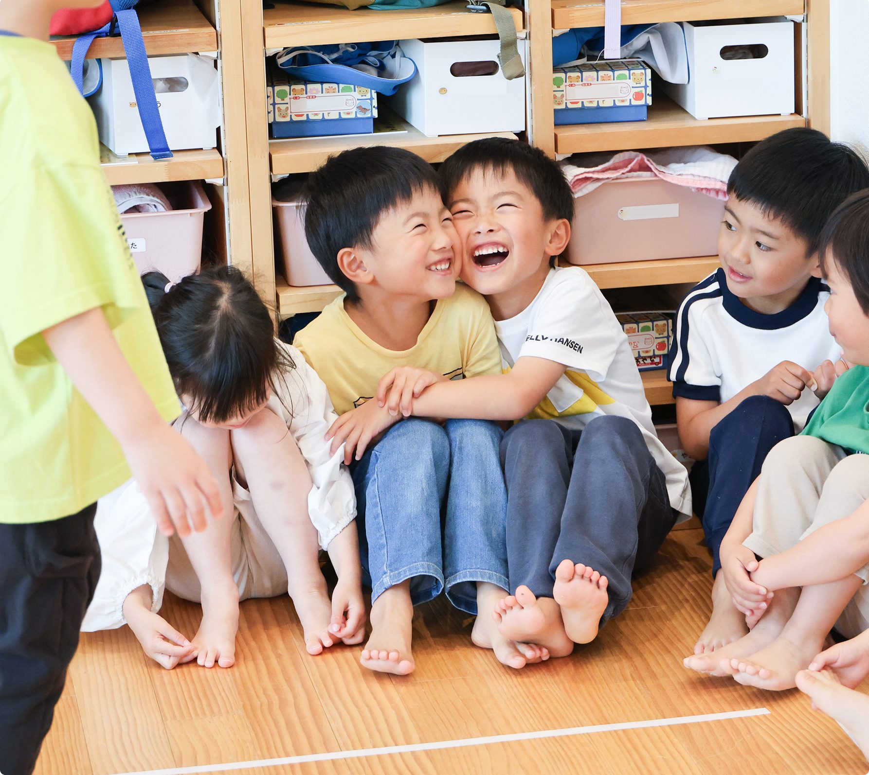 保育園の子どもたち